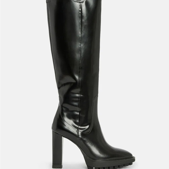 ALLSAINTS Harlem knee-high platform boots US 7.5-8/UK 5/EU 38 - Picture 3 of 6